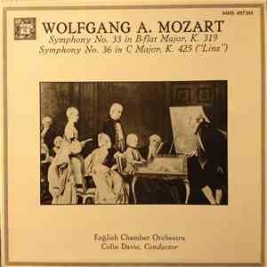 Wolfgang Amadeus Mozart, English Chamber Orchestra, Colin Davis - Symphony ...