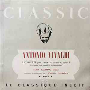 Antonio Vivaldi, Louis Kaufman, Clemens Dahinden - 8 Concerti Pour Violon E ...