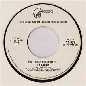 Pierangelo Bertoli / Ivan Cattaneo - La Fatica / Il Ballo Del Mattone