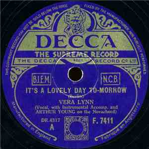 Vera Lynn With Arthur Young - It's A Lovely Day To-Morrow / Safe In My Hea ...