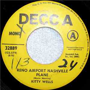 Kitty Wells - Reno Airport Nashville Plane