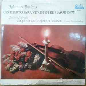 Johannes Brahms, David Oistrach, Orquesta Del Estado De Dresde - Concierto  ...