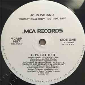 John Pagano - Let's Get To It