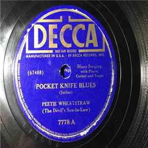 Peetie Wheatstraw - Pocket Knife Blues / Machine Gun Blues