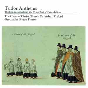 The Choir Of Christ Church Cathedral, Oxford, Simon Preston - Tudor Anthems ...
