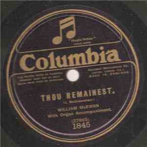 William McEwan - Thou Remainest / All Hail, Immanuel