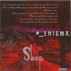 Enigma  - Sleep