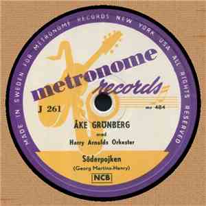 Åke Grönberg Med Harry Arnolds Orkester - Söderpojken / Staden På Vattnet
