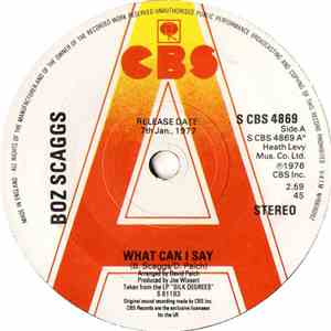 Boz Scaggs - What Can I Say