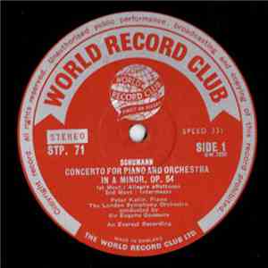 Schumann - Franck / Peter Katin With The London Symphony Orchestra Conducte ...