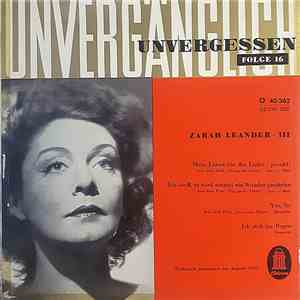 Zarah Leander - Zarah Leander . III