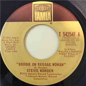 Stevie Wonder - Boogie On Raggae Woman / Seems So Long