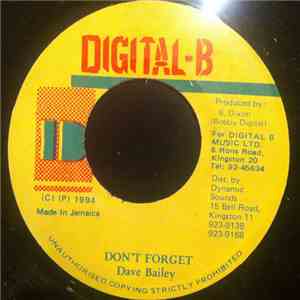 Dave Bailey  - Don't Forget