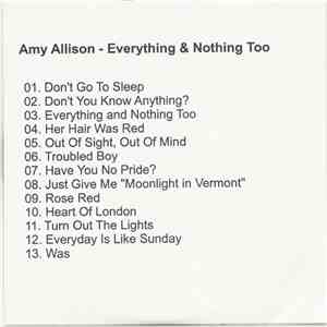 Amy Allison - Everything And Nothing Too