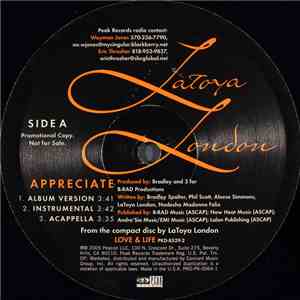Latoya London Featuring Black Thought - Appreciate