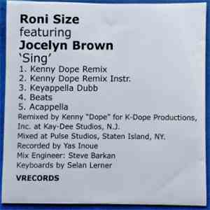 Roni Size - Sing (Kenny 