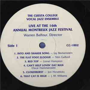 The Cuesta College Vocal Jazz Ensemble - Live At The 16th Annual Montreux J ...