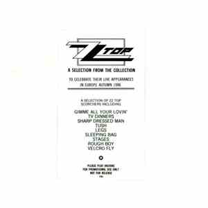 ZZ Top - A Selection From The Collection