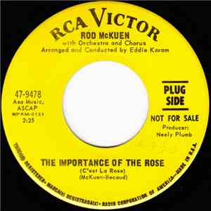 Rod McKuen - The Importance Of The Rose (C'est La Rose) / The Single Man