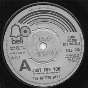 The Glitter Band - Just For You / I'm Celebrating
