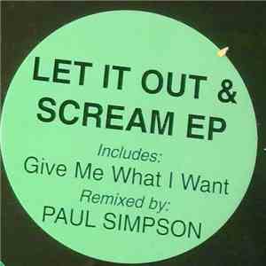 Kenny Simpson Presents K-Box - Let It Out & Scream E.P.