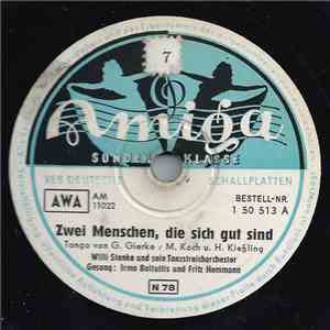 Willi Stanke Und Sein Tanzstreichorchester - Zwei Menschen, die sich gut si ...