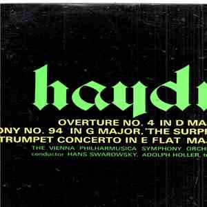Haydn, Vienna Philharmusica Symphony Orchestra, Hans Swarowsky, Adolph Holl ...