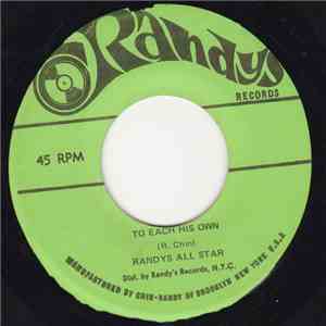 Randy's All Stars - To Each His Own / Full Up