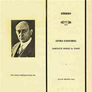 Schoenberg, Claude Helffer - Complete Works For Piano