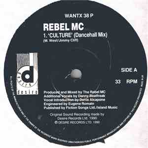 Rebel MC - Culture / Comin' On Strong