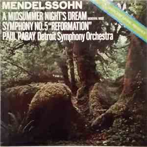 Mendelssohn : Paul Paray, Detroit Symphony Orchestra - A Midsummer Night's  ...