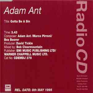 Adam Ant - Gotta Be A Sin
