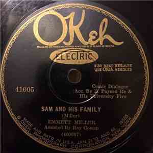 Emmett Miller - Sam And His Family / Hungry Sam