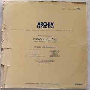 Mozart - 12 Lieder Und Bandelterzett