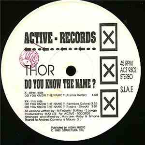 Thor  - Do You Know The Name?