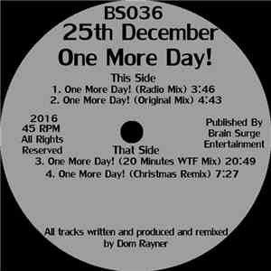 25th December - One More Day!