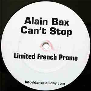 Alain Bax - Can't Stop