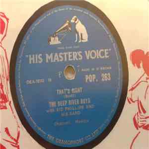 The Deep River Boys - That's Right / Honey Honey