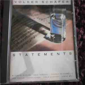 Volker Schäfer - Statements
