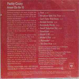 Paddy Casey - Amen (So Be It)