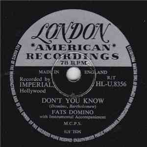 Fats Domino - Don't You Know / Honey Chile