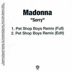 Madonna - Sorry (PSB Remixes)