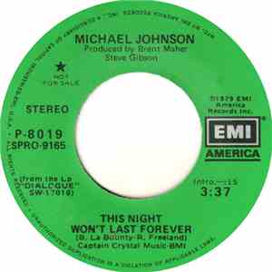 Michael Johnson  - This Night Won't Last Forever