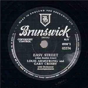 Gary Crosby  and Louis Armstrong - Easy Street / Lazy Bones