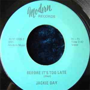 Jackie Day / Arthur Wright Orch. - Before It's Too Late / Instrumental