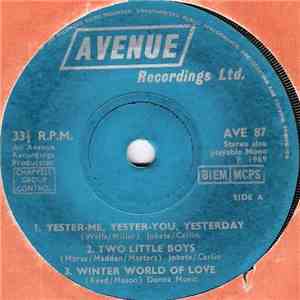 Unknown Artist - Yester-Me, Yester-You, Yesterday