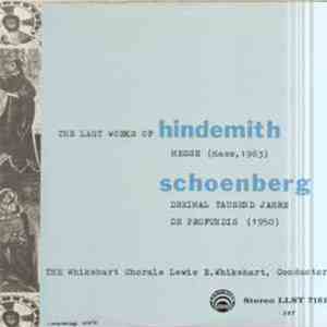 Whikehart Chorale, Lewis E. Whikehart - Hindemith: Messe (Mass, 1963) / Sch ...