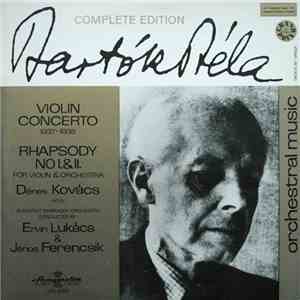 Béla Bartók, Dénes Kovács, Budapest Symphony Orchestra Conducted By Ervin L ...
