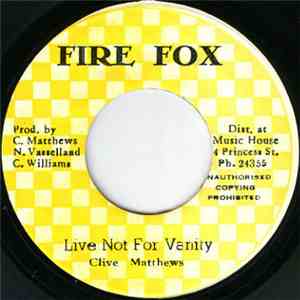 Clive Matthews - Live Not For Vanity