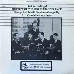 Quintet Of The Hot Club Of France - First Recordings! Quintet Of The Hot Club Of France